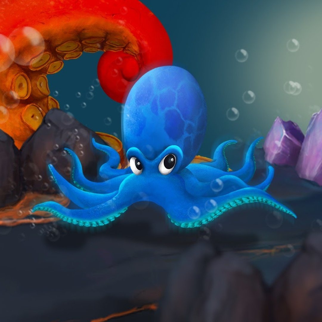 ADU_Ouebsson's tweet photo. Meet Aby!
This little blue fella is the mascot of Abyssus Deep Under!

They’re an Octaly—the main species on this planet!

#abyssusdeepunder #indiegame #mobilegame https://t.co/J6FMkSASlZ