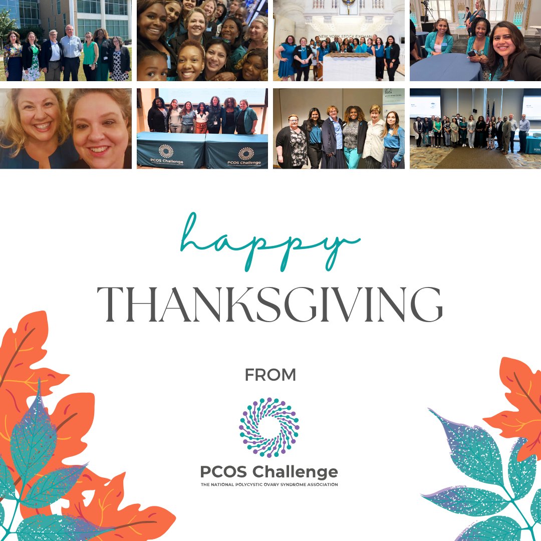 pcoschallenge's tweet image. Here's wishing everyone a Happy Thanksgiving full of love and gratitude! We are thankful for you all.
We realize for many people the family pressures of Thanksgiving and the holiday season can be a lot to handle. Know that you are not alone and that your friends at PCOS…