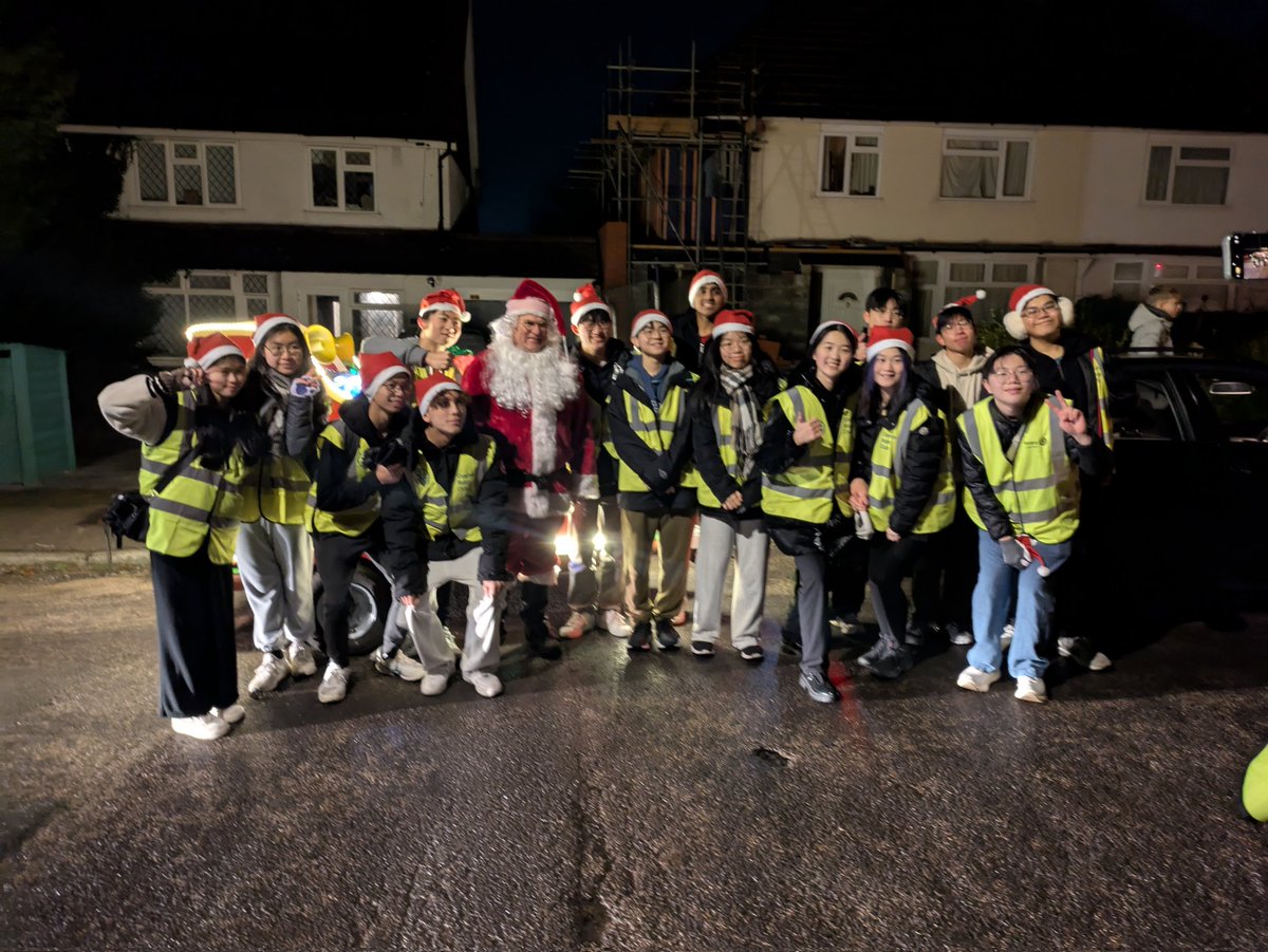 CatPartnerships's tweet photo. Well done Mr Stamper for organising and marshalling our students to help with the Rotary Christmas Collection... EVERY evening for two weeks! I was happy to help tonight. @Caterham_School https://t.co/cr7jrld73F