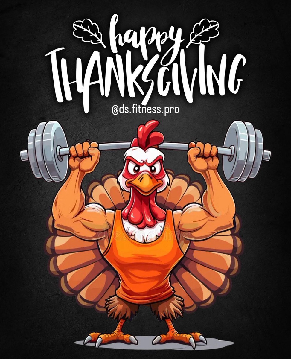 Happy Thanksgiving’s everyone! 🏋️‍♀️🦃🍁
Don’t forget to lift weights after you eat so much food lol 💪😅 

DSfitnesspro.com

#happythanksgivng #thanksgiving #dsfitnesspro #funnythanksgiving #turkey #funnyturkey #gymtime #personaltrainer