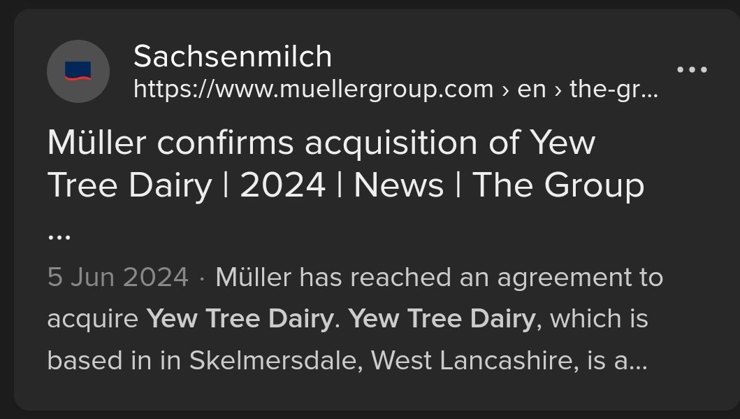 Jworc's tweet photo. @NoFarmsNoFoods Yew Tree farm are a supplier to McQueens Dairies according to their website. Muller own them now?? https://t.co/9gd0C4pKOg