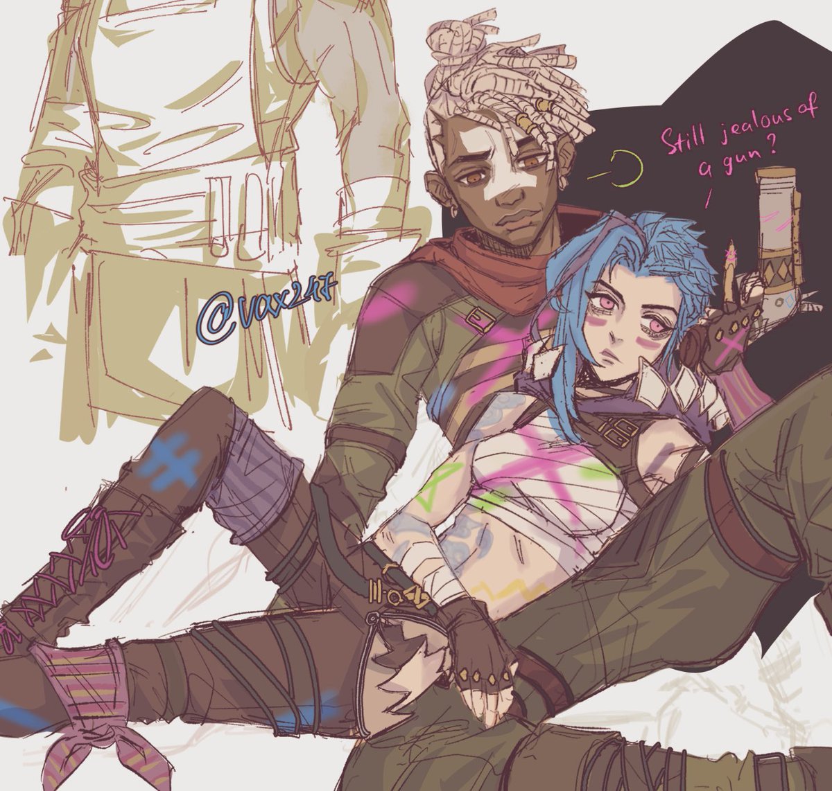 ⏱️💣
I need more of them 😭 or I don’t think I can ever recovered 
#Arcane #Jinx #Ekko #TimeBomb