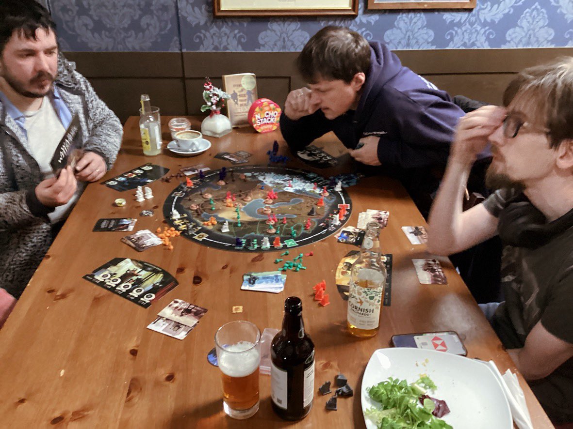 letsxcapetoget1's tweet photo. It’s Thursday community night! A fantastic variety of games generating fun tonight.
https://t.co/kw9WHi6yEY
#BoardgameCafe #TabletopGames #GameNight #Boardgaming #TabletopCafe #BoardgameLovers #CafeGames #PlayAndSip #BoardgameCommunity #GameCafeAdventure #CafeLife https://t.co/MToZUCj8A6