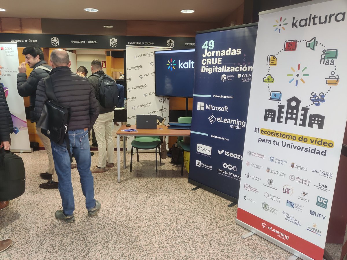 Finalizan las "49 Jornadas CRUE Digitalización" organizada por <a href="/CrueUniversidad/">Crue Universidades</a> y la <a href="/Univcordoba/">Universidad Córdoba</a> que desde <a href="/elearning_media/">eLearning Media</a> hemos podido patrocinar junto a <a href="/MicrosoftES/">Microsoft España</a> Un placer disfrutar de este foro de experiencias compartidas 🧑‍🎓☺️ #elearning #edtech #Universidad <a href="/Kaltura/">Kaltura</a>