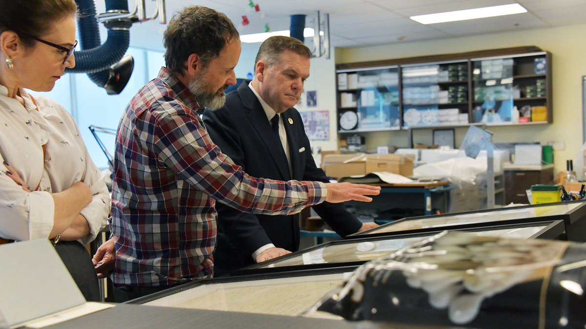 ToddJMcCarthy's tweet image. Grateful for the opportunity to tour @ArchivesOntario today. 

It was incredible to see the vital work being done to preserve and celebrate our province’s rich and diverse history. 

As the Minister entrusted with overseeing our province’s Archives, I am extremely proud of how…