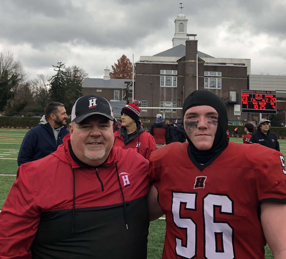CoachMums's tweet image. Happy Thanksgiving to everyone! Proud of #56 and his teammates who overcame a double digit deficit in the 4th qtr to come out with the win in the 3rd oldest Thanksgiving day rivalry in the country.