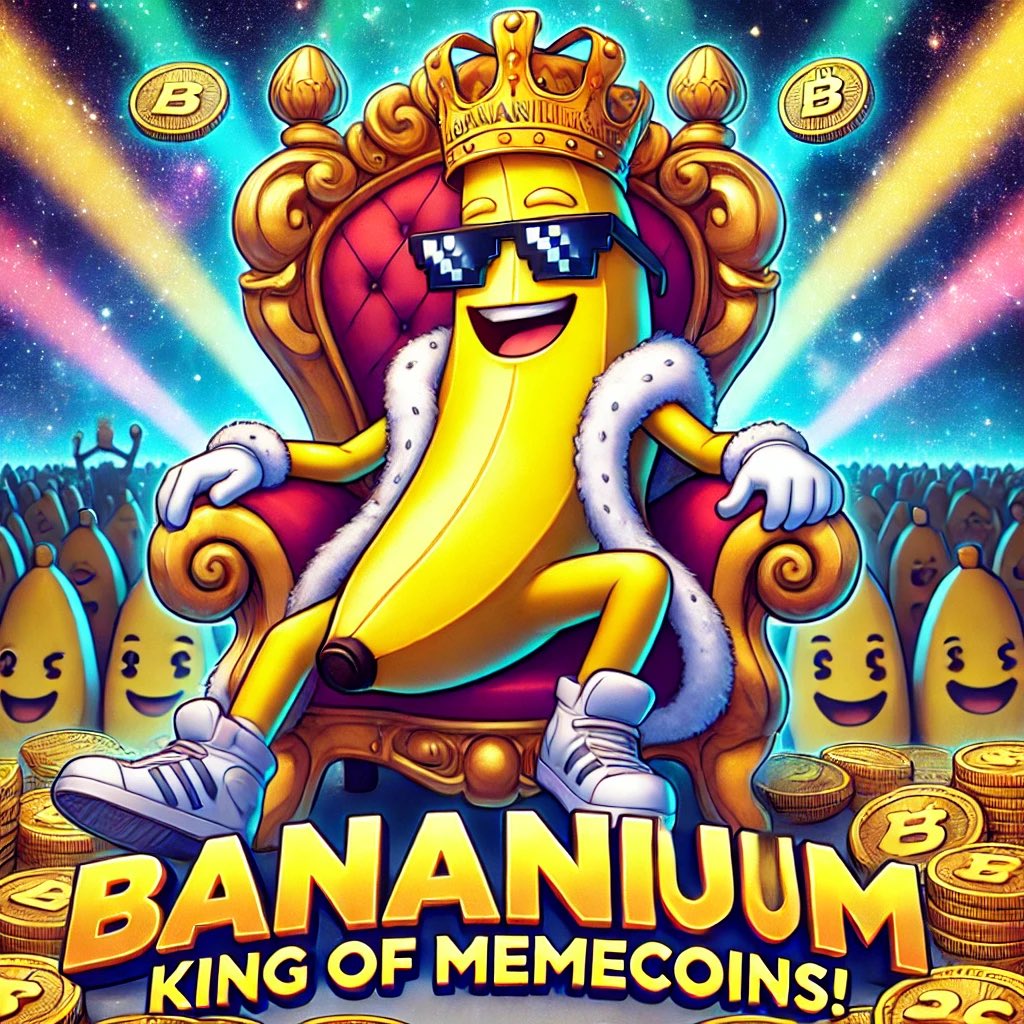 Leooweb3's tweet photo. ๐จ The wait is over! ๐ Bananium, the King of Meme Coins ๐, is launching 15th December on the Solana Network! ๐ Get ready to peel your way to the top โ this is going to be bananas! ๐๐ #Bananium #CryptoLaunch #MemeCoins #Solana https://t.co/xiNwIVCq07