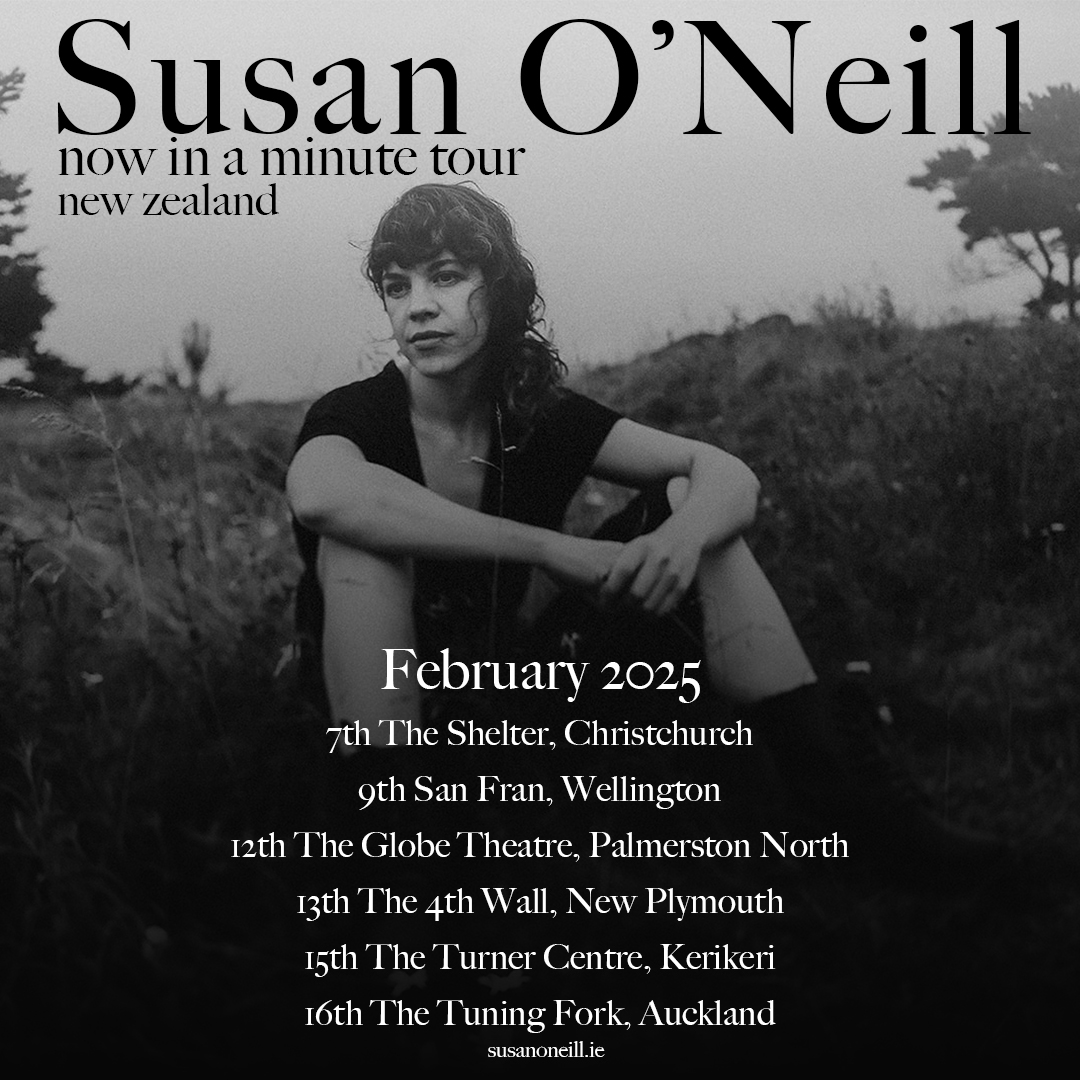The joy of going back to New Zealand is something I am very grateful for.  First time in most of these places, I’m looking forward to sharing this journey.    These tickets are onsale now.   More Australian dates being announced shortly xx
Tickets from susanoneill.ie