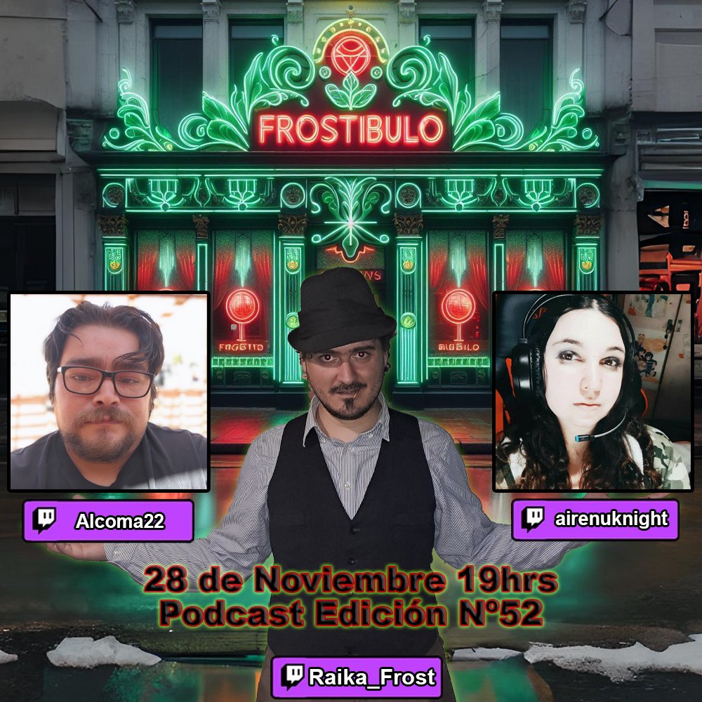 RaikaFrost's tweet photo. Ya comenzó el podcast y te estamos esperando con @Alcoma22 y Airenuknight!

Pasate y acompañanos!
https://t.co/aA7JAIaAWp https://t.co/mr6sN88gma