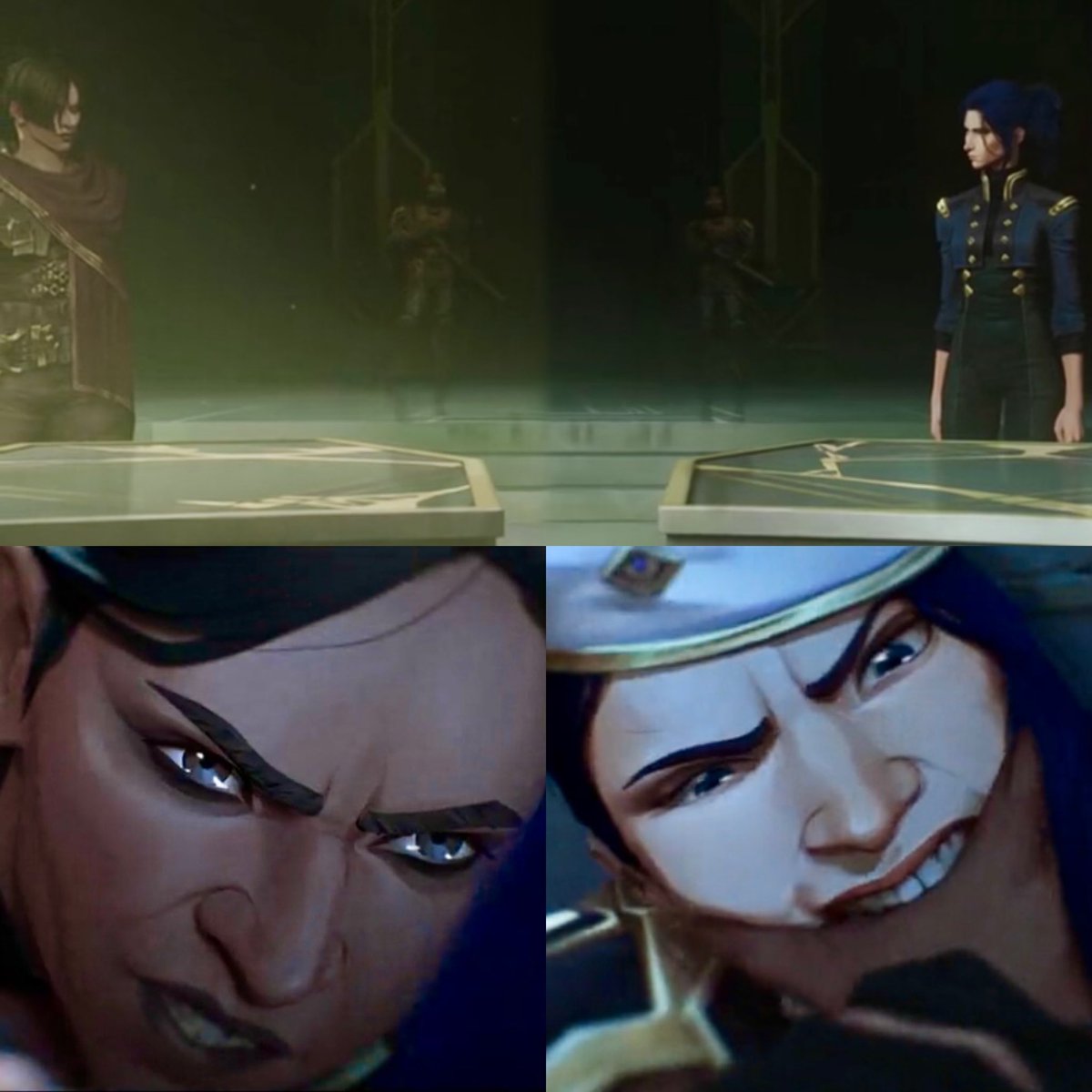 the way sevika and cait were staring at each made me laugh