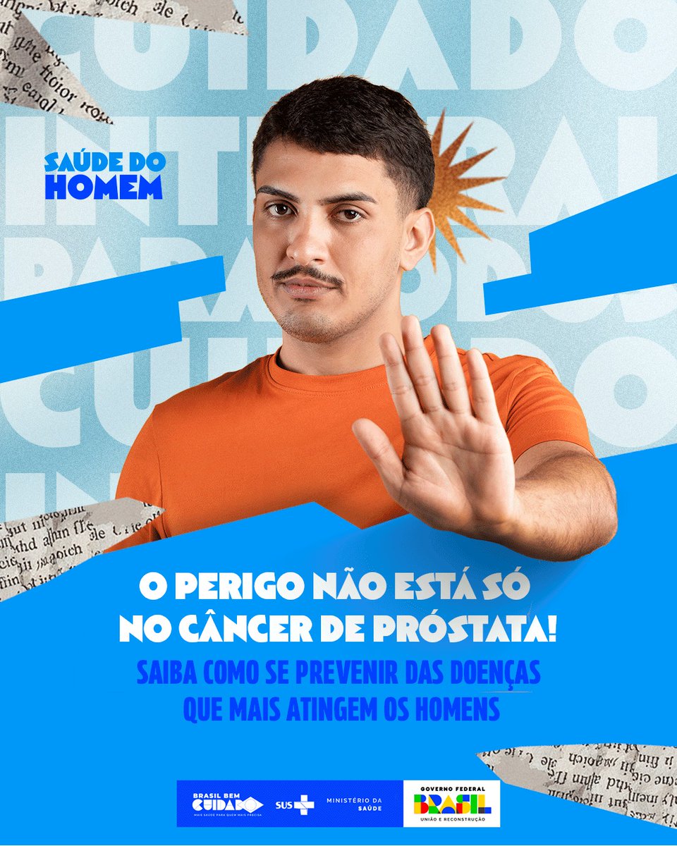 hubrasil_gov's tweet photo. 📷 O Novembro Azul nos traz muito mais do que a necessidade de prevenir o câncer de próstata!

📷 A saúde integral do homem é um assunto muito importante, e o cuidado deve acontecer o ano inteiro.

+ https://t.co/X049cDZbuU