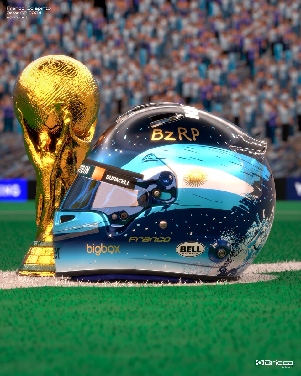 briccodesign's tweet photo. Más que nunca, de Argentina para el mundo 🫶🏻🏆🇦🇷 @FranColapinto https://t.co/3IoehINbZU