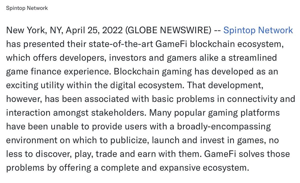 CRYPTO4SONS's tweet image. Why Consider Investing in $SPIN?

✅Innovative Ecosystem: #Spintop&apos;s integration of gaming &amp;amp; #DeFi services offers a unique value proposition in the blockchain #gaming sector
