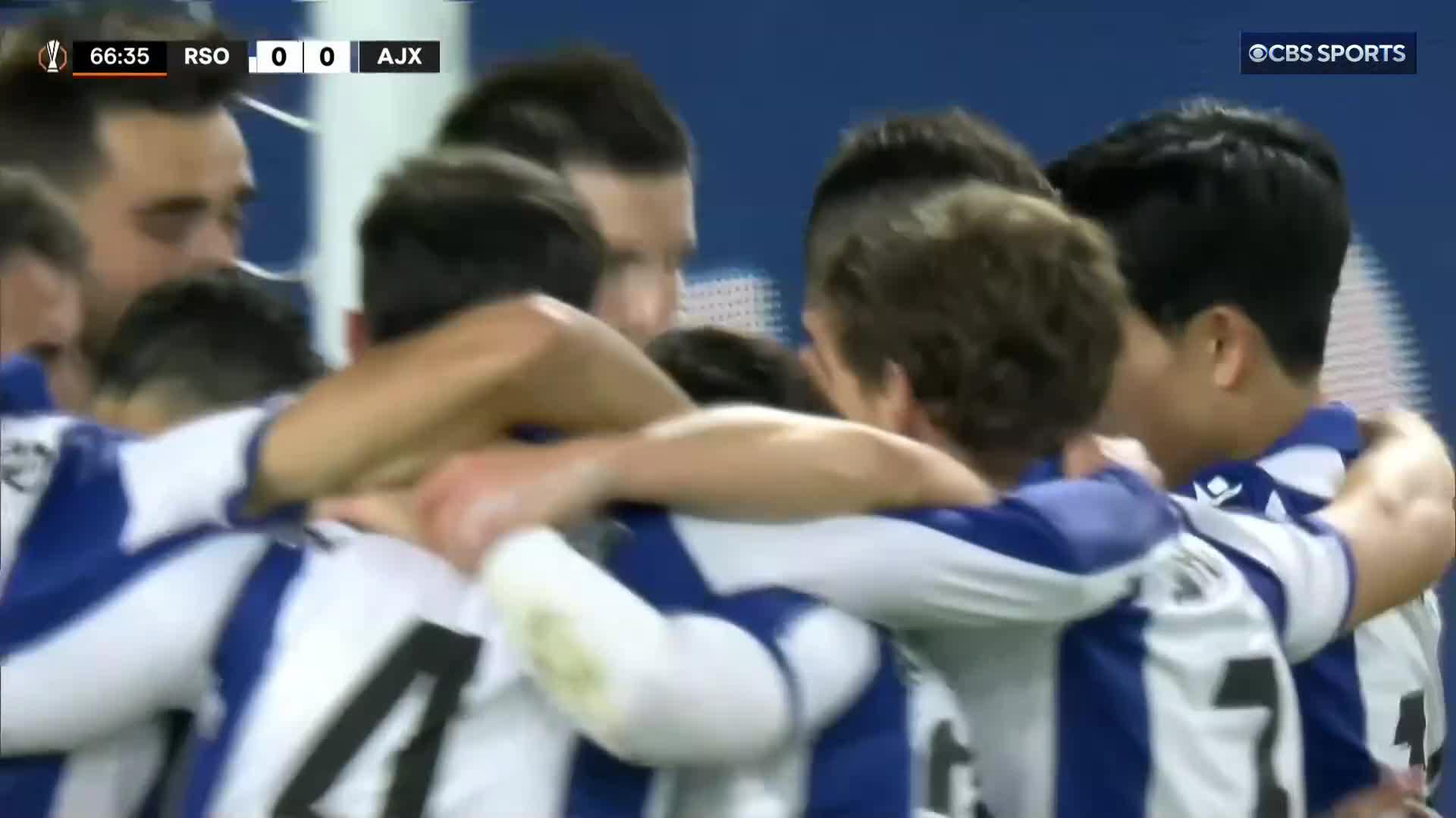 First touch, first goal of the match! 🤯Super sub Ander Barrenetxea comes up clutch for Real Sociedad 💥