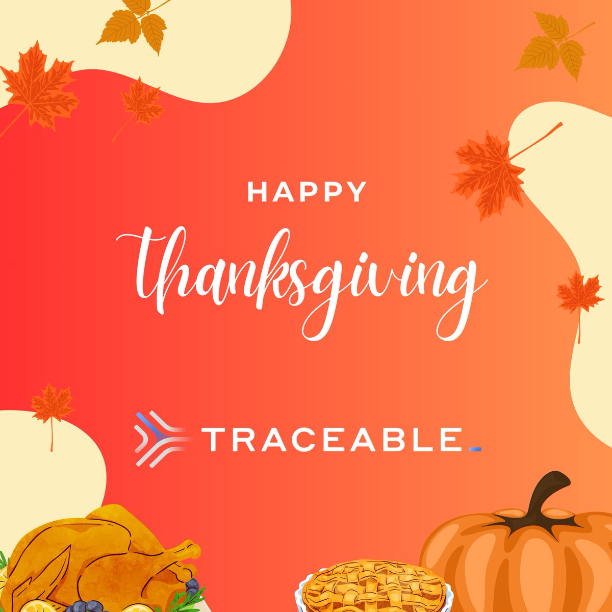 Traceable.ai (@traceableai) on Twitter photo Happy #Thanksgiving from all of us at Traceable! 🦃🍁 We’re grateful for our amazing team, incredible customers, and the entire cybersecurity community. Your trust inspires us to keep building a safer digital future. 🥧✨ Happy #Thanksgiving from all of us at Traceable! 🦃🍁 We’re grateful for our amazing team, incredible customers, and the entire cybersecurity community. Your trust inspires us to keep building a safer digital future. 🥧✨