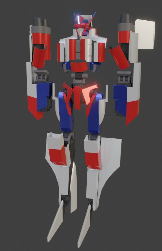 And spino kids progress, sooner i will render tarantulas
"Optimus and star saber are old models i want to finish up"