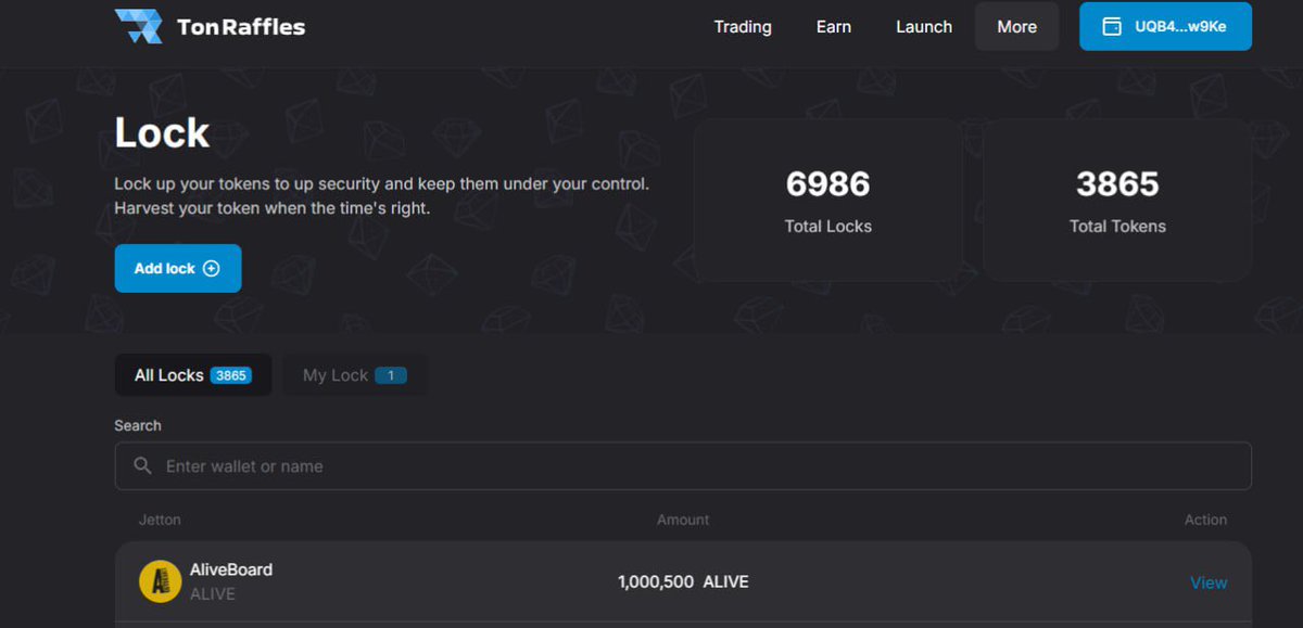 We’ve started a community move in Live Stream !

Everyone can lock their tokens Voluntarily until the start of 2026 january! 

We ‘re Feeling $ALIVE NOW!!

#feelingalive
