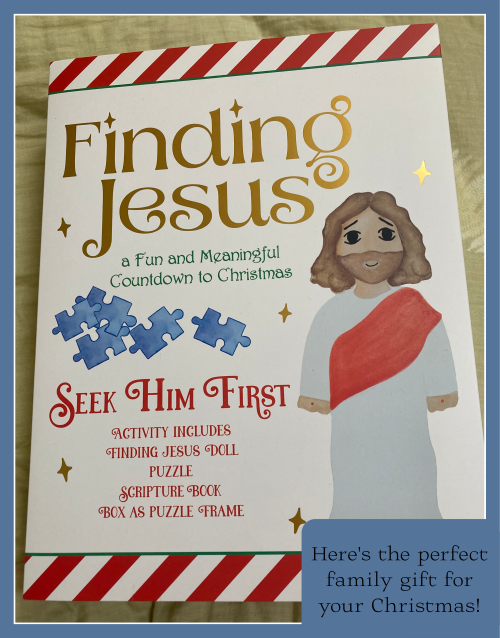 finchnwren's tweet image. Enter to win this unique &amp;amp; precious #FindingJesus set--and add it to your own Advent celebration! Here's my review: wp.me/p3ppO3-6y8 Giveaway ends 11/30/24. #sponsor #partner @FrontGateM @findingjesusdoll #seekhimfirst #reasonfortheseason #puzzle #meanfulchristmas