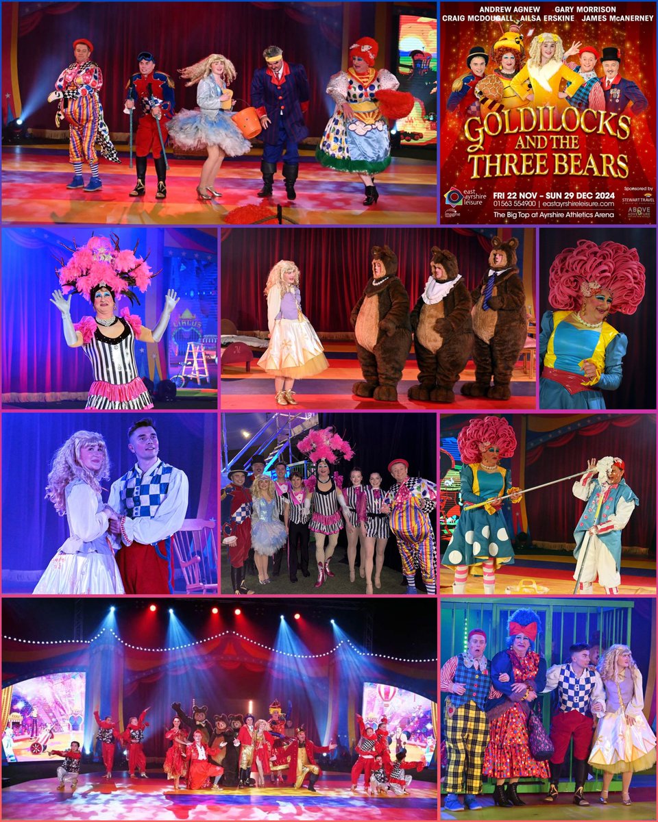 Andrew Agnew (@agnew_andrew) on Twitter photo ...and that's us been open a week. Doesn't time fly. Here's some great stills from press night. We're having such a great time in the Big Top <a href="/EALeisure/">EastAyrshireLeisure</a> for <a href="/Imagine_Theatre/">Imagine Theatre</a> We have a lovely cast and a smashing #panto It's not to be missed xx #balamory #Goldilocks ...and that's us been open a week. Doesn't time fly. Here's some great stills from press night. We're having such a great time in the Big Top <a href="/EALeisure/">EastAyrshireLeisure</a> for <a href="/Imagine_Theatre/">Imagine Theatre</a> We have a lovely cast and a smashing #panto It's not to be missed xx #balamory #Goldilocks