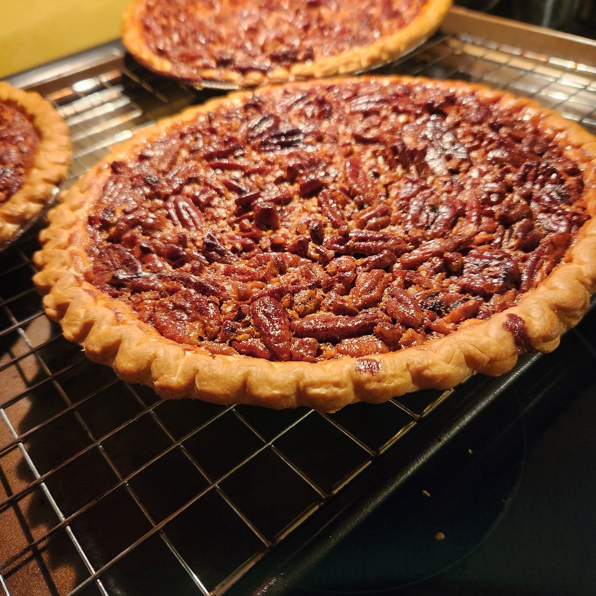 Smoked Pecan Pie 
Wishing you a Happy Thanksgiving!