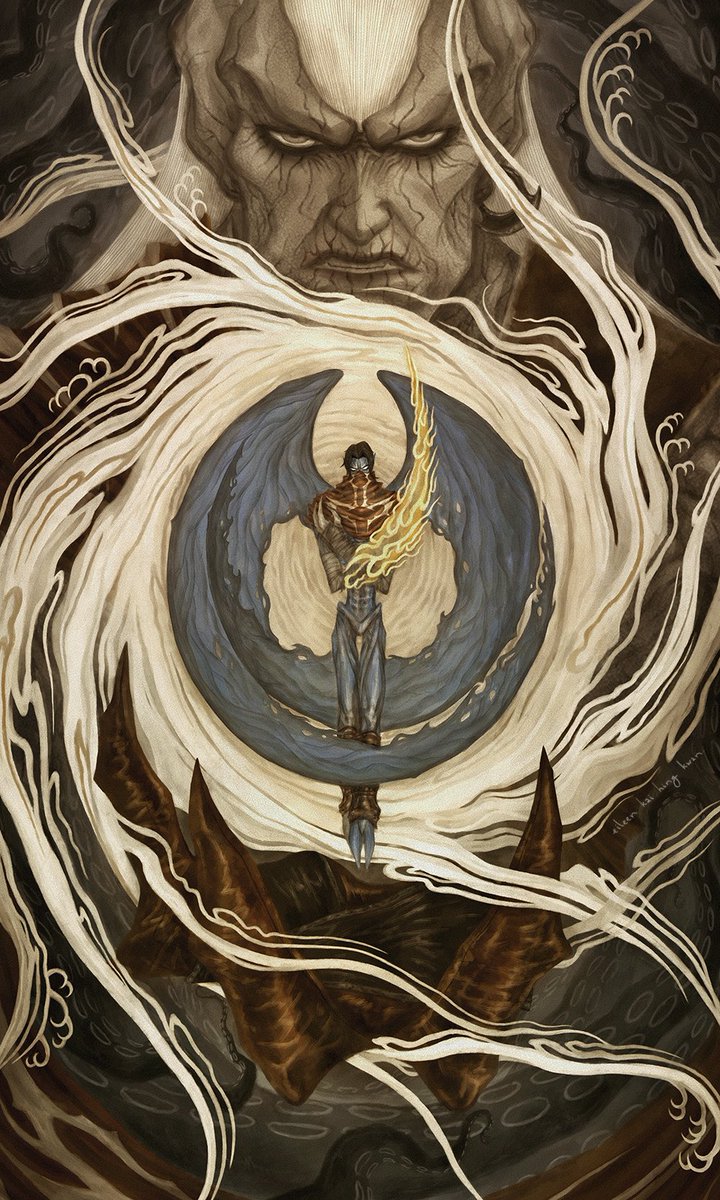 So excited to say I had the pleasure of illustrating the book cover artwork for ‘Legacy of Kain: The Book of Nosgoth’, an official encyclopaedia with <a href="/lostincult/">Lost In Cult</a>, <a href="/cookbeck/">Cook and Becker</a> and <a href="/CrystalDynamics/">Crystal Dynamics</a>!