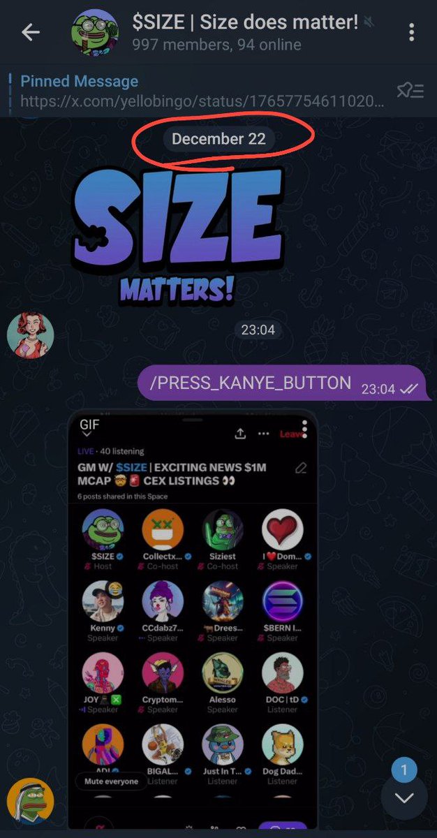 SnatchOver's tweet photo. My first big runner was $GIGA.  It's still my big conviction and my first big x
(x1350) .Still x89 (iykyk) 

Although I have been holding $SIZE for 349 days. Almost one year of holding and hardworking. All my homies in, plus the team that never left. I call the dev and his friend as my bosses! 
20k to 28m (count it)
@SizeCoinSolana 

This is just an update cause job's not finished! Long way to go!
Size the f.. up

🫵🏼🐸🥶🗿