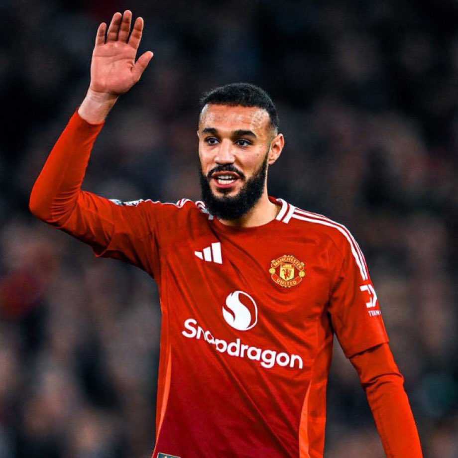 centregoals's tweet photo. 🚨 Reminder: Manchester United paid ONLY £12m for Noussair Mazraoui. 

An absolute bargain! 💰👏 https://t.co/YfIuEnx6XL