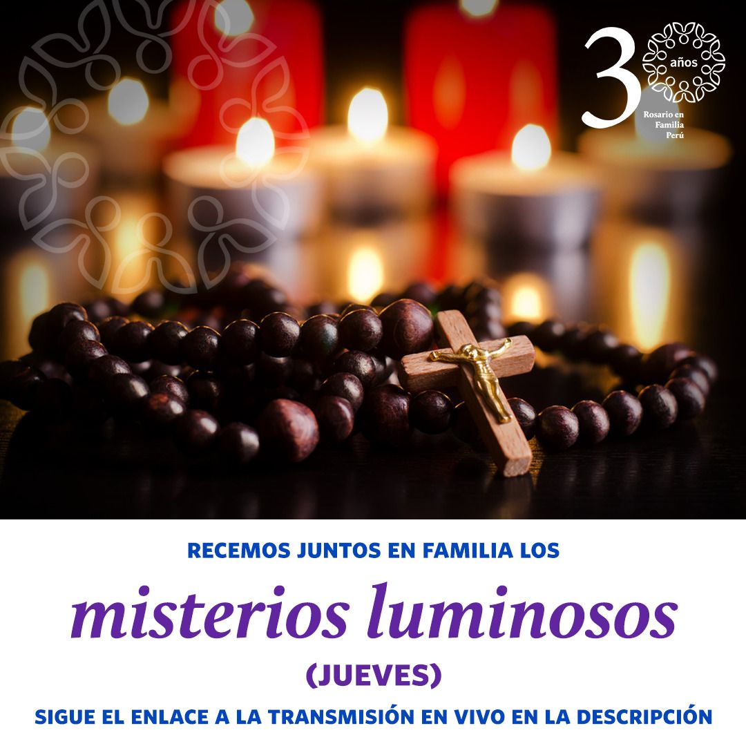 rosenfamperu's tweet photo. MISTERIOS LUMINOSOS
Junto con María, meditamos en nuestro corazón la naturaleza amorosa de Dios Padre, expresada en la persona de Jesucristo en medio de nosotros. Reza con nosotros aquí:
https://t.co/Z2EJhRIRG3
#rosario #misteriosluminosos #rezocontigo #rezoporti https://t.co/DxXIPypigi