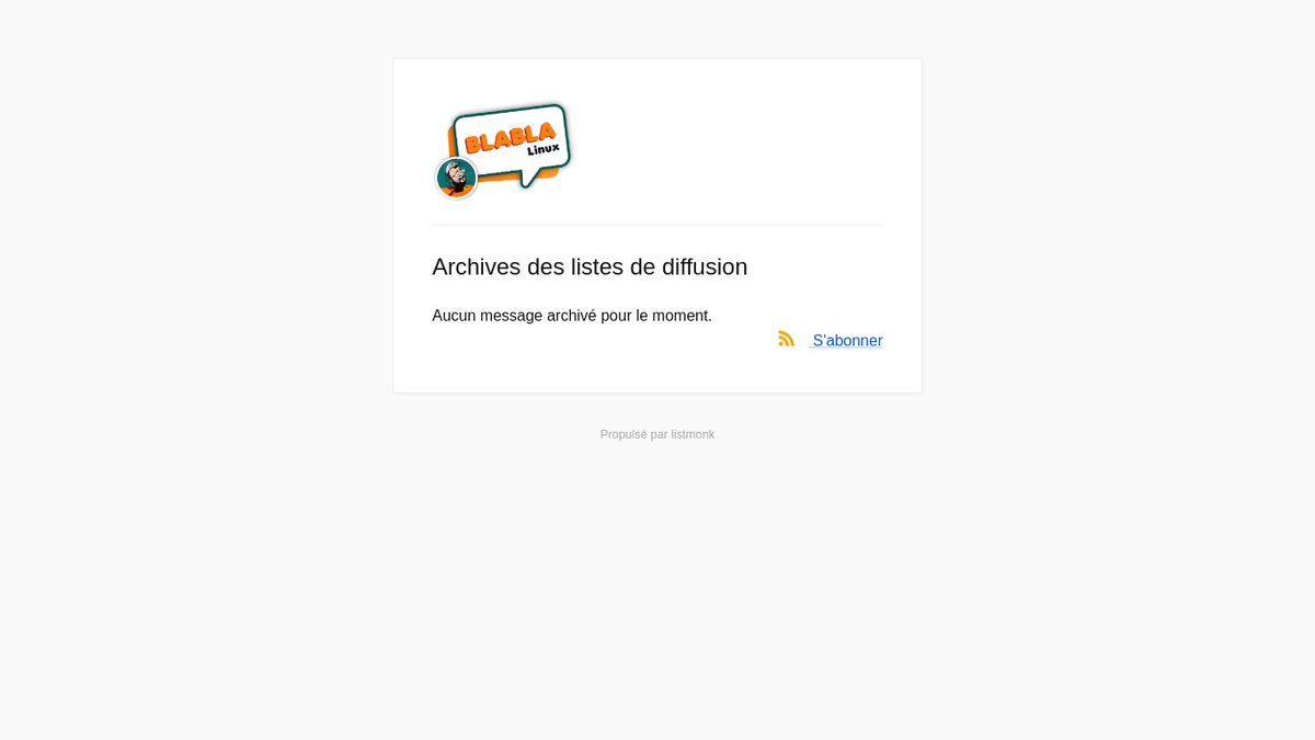 BlablaLinux's tweet photo. Nouveau service bien sympa sur #Proxmox 😉
On s'émancipe toujours un peu plus 😎
Les données utilisateurs ne partent plus ailleurs, elles restent chez moi 🤙
#Listmonk ( https://t.co/HVxflnU4eL ) - Solution de #newsletter et de liste de diffusion 👍 https://t.co/2CY8KKLlbd