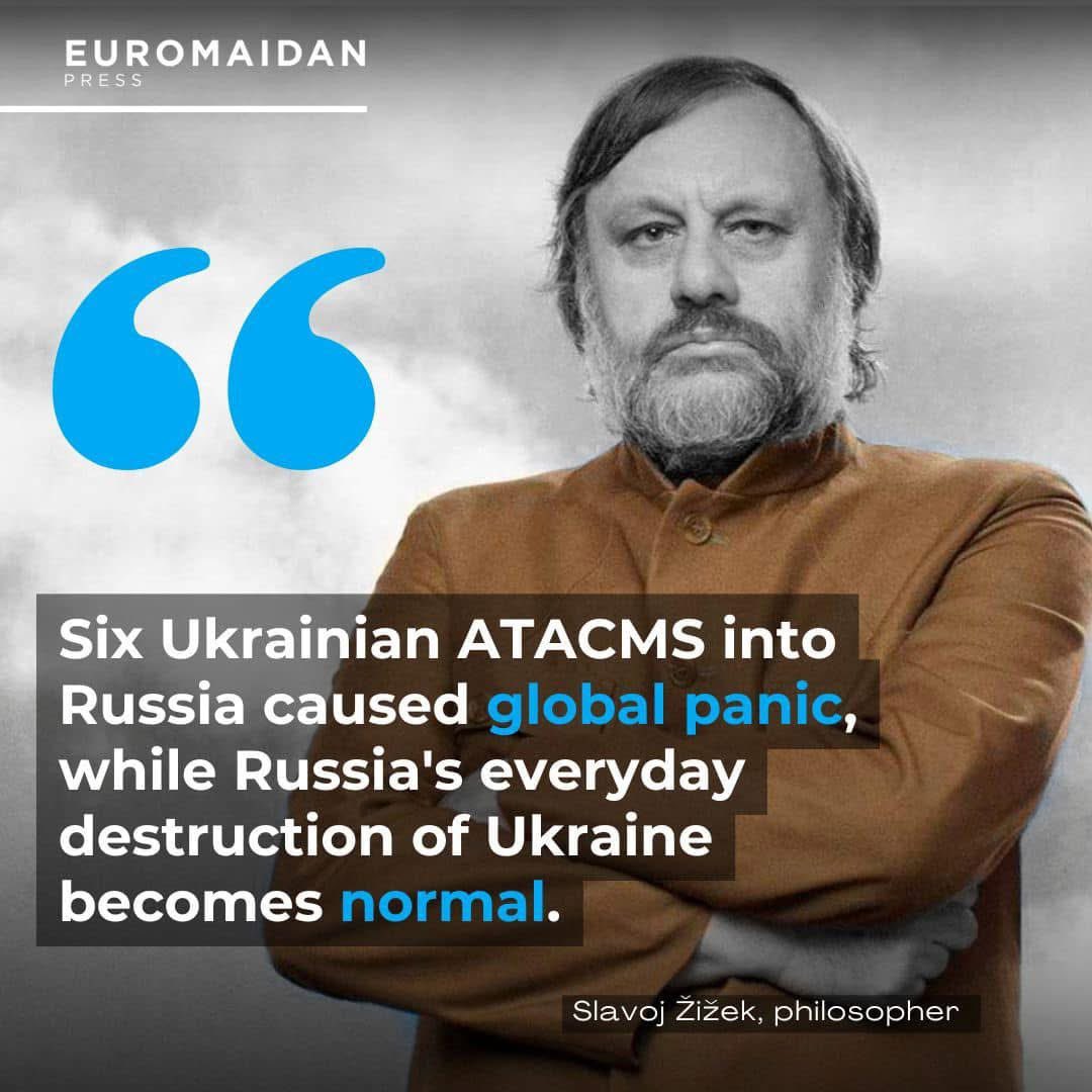 While I hear explosions outside my window as Russian drones attack us again, let me show the good example of common sense. 
Something is broken in this world since it normalizes evil and sees a threat to resisting it.