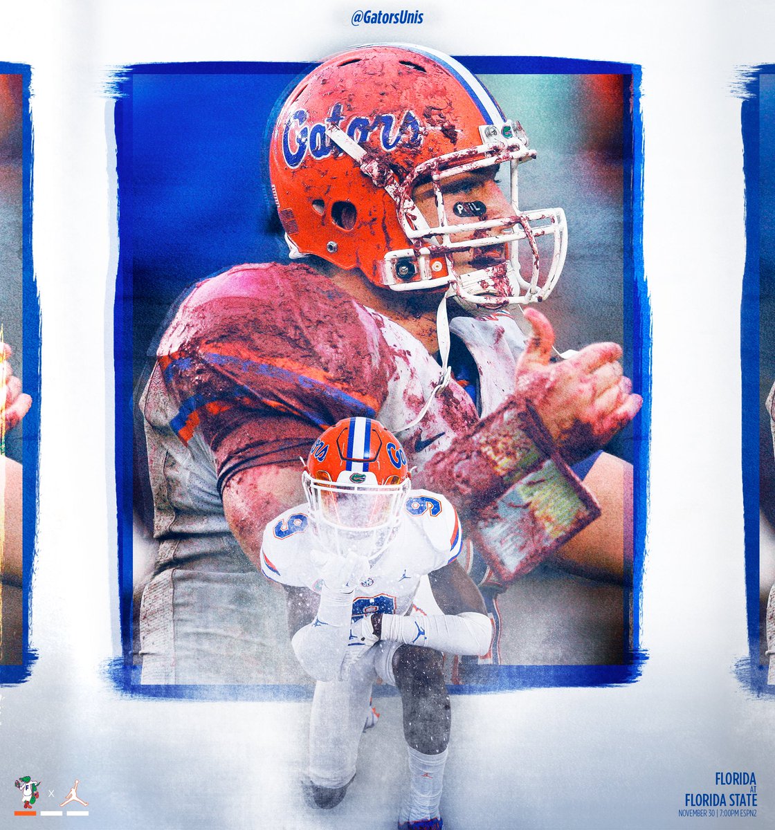 GatorsUnis's tweet photo. 𝕿𝖎𝖑𝖑 𝖎𝖙 𝖋𝖗𝖊𝖊𝖟𝖊𝖘 𝖔𝖛𝖊𝖗

🟠⚪️⚪️ Saturday night @ FSU

#GoGators #JUMPMAN https://t.co/Oa1OnEbmRT