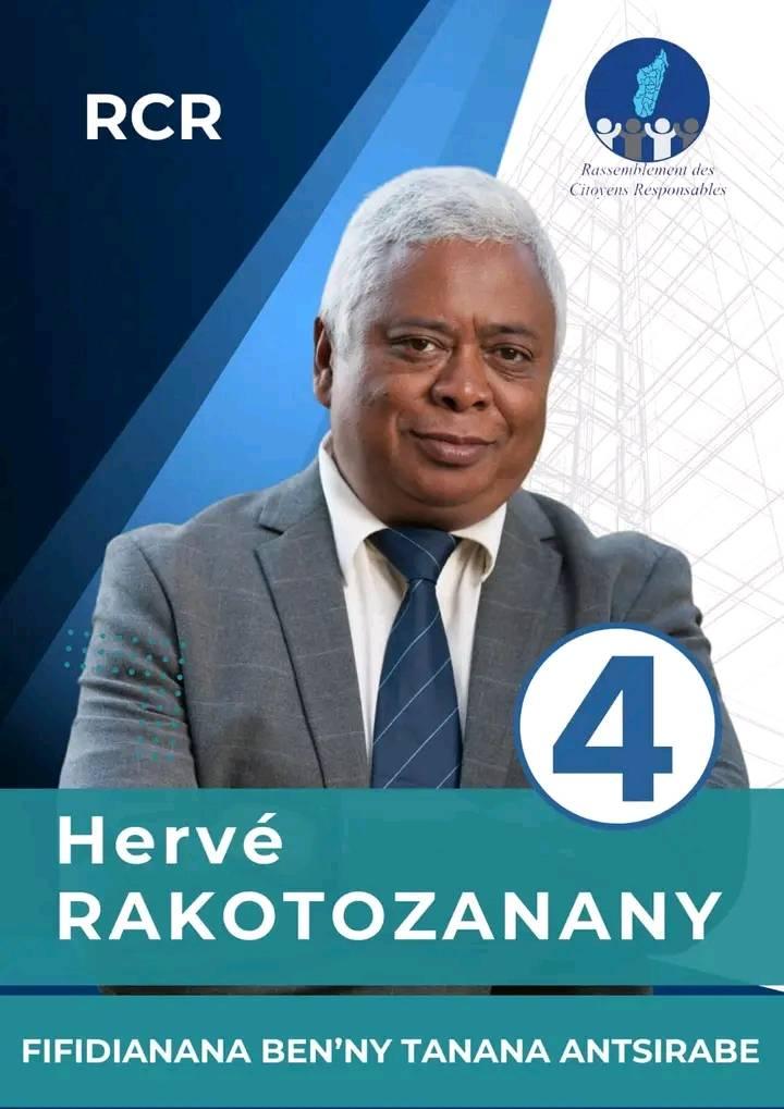 Atombontsika ao #Antsirabe ny #fifohazan-tsaina. Fidio ny #4 Herve Rakotozanany.

#Antsirabe - let's wake up! we will start with you! Let's vote for #4 Herve Rakotozanany.
#RCRC
<a href="/lrazafiarison/">Laza RAZAFIARISON</a>