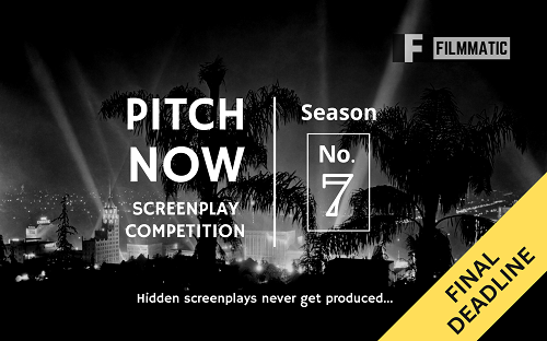 ScreenwritingCommunity.net (@csexpo) on Twitter photo Filmmatic Pitch Now Competition
Final Deadline 11/30
Access Producers, Agents & Managers
writers.coverfly.com/competitions/v…
We spend a lot of our precious time crafting unique scripts, yet we hardly ever employ an equal level of passion when attempting to get our work into the "right Filmmatic Pitch Now Competition
Final Deadline 11/30
Access Producers, Agents & Managers
writers.coverfly.com/competitions/v…
We spend a lot of our precious time crafting unique scripts, yet we hardly ever employ an equal level of passion when attempting to get our work into the "right