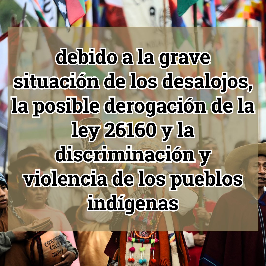 Diversas organizaciones y representantes de pueblos indígenas, han solicitado una reunión con Relatorías Especiales de la ONU para abordar la grave situación de los desalojos, la discriminación y violencia hacia los pueblos indígenas
👉Comunicado: bit.ly/Solicitudurgen…