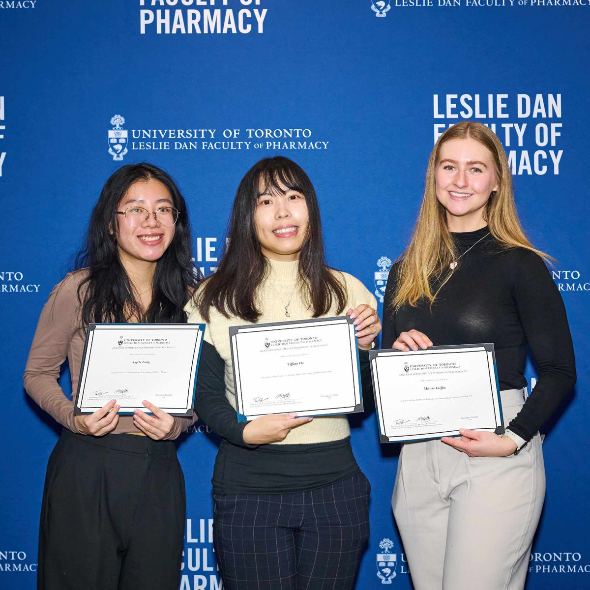Gang Zheng Lab (@ganglabstyle) on Twitter photo 🎉 Congratulations to Zheng Lab students Angela Liang, <a href="/TiffanyHo_/">Tiffany Ho</a> and Melissa Loeffen for receiving awards and scholarships from <a href="/UofTPharmacy/">Leslie Dan Faculty of Pharmacy</a> this year! 🎉 🎉 Congratulations to Zheng Lab students Angela Liang, <a href="/TiffanyHo_/">Tiffany Ho</a> and Melissa Loeffen for receiving awards and scholarships from <a href="/UofTPharmacy/">Leslie Dan Faculty of Pharmacy</a> this year! 🎉
