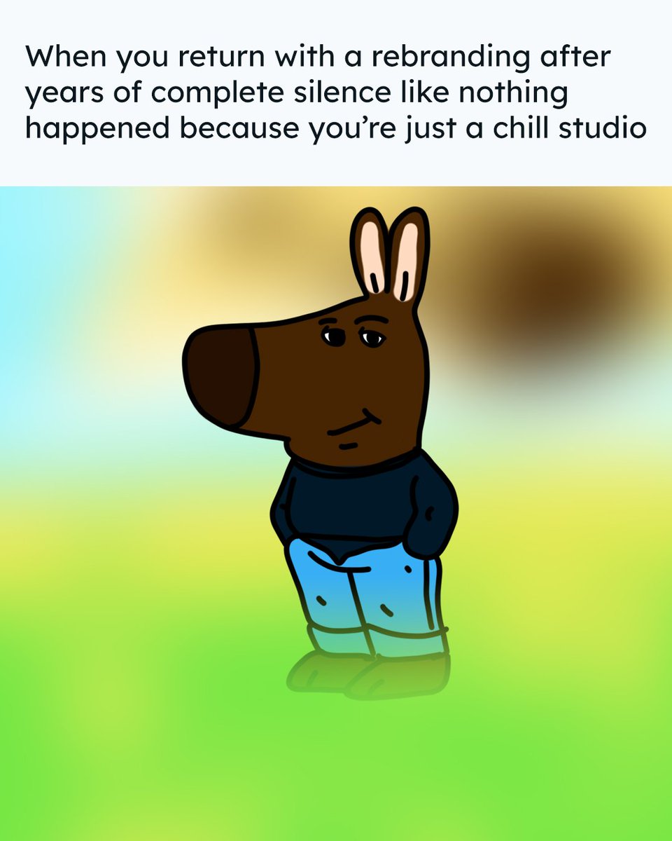 DHareStudios's tweet photo. A "small global event" made us disappear. But we're ready for a come back and we're cooking so much stuff you'll love. You'll hear from us pretty soon 🐇🎮 https://t.co/el3SM6jgNE