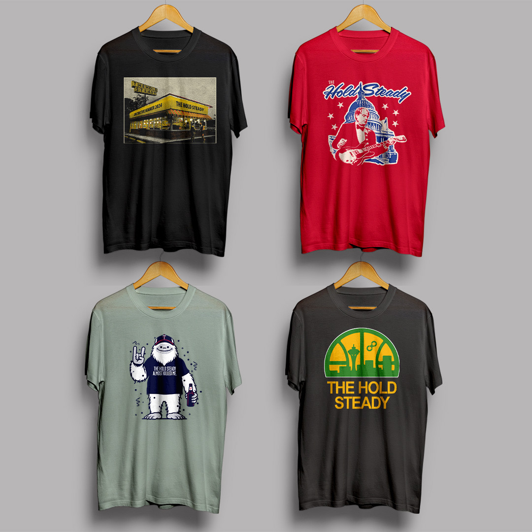 Hey! ALL shirts are $5 OFF through the end of Cyber Monday! 🎉 Limited quantities and styles—don’t wait!

Grab yours while you can: theholdsteadymerch.net