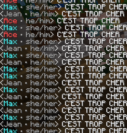 On a augmenté le prix des peluches au shop de Solstice Island, quand je suis rentré j'ai été accueilli par les gilets jaunés, au SECOURS