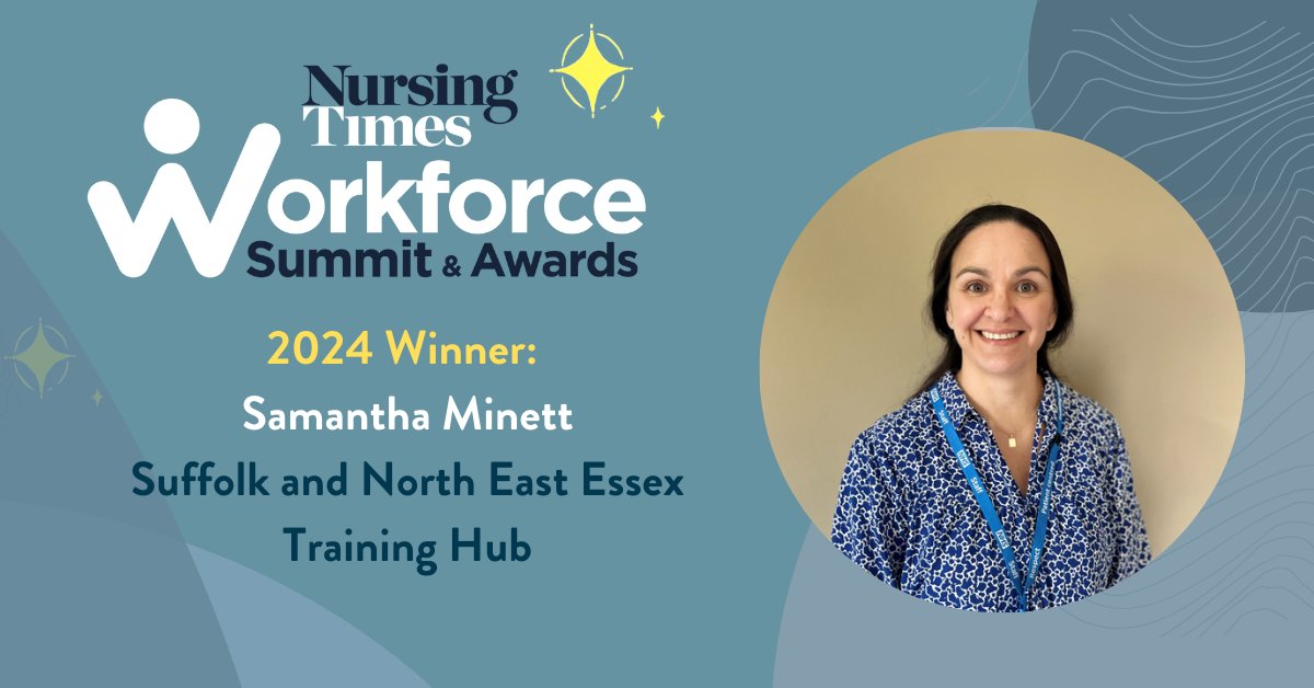 Nursing Times (@nursingtimes) on Twitter photo Congratulations to Samantha Minett <a href="/SNEETrainingHub/">SNEE Training Hub</a> for winning Practice Educator of the Year category #NTWorkforce #nursingworkforce Congratulations to Samantha Minett <a href="/SNEETrainingHub/">SNEE Training Hub</a> for winning Practice Educator of the Year category #NTWorkforce #nursingworkforce