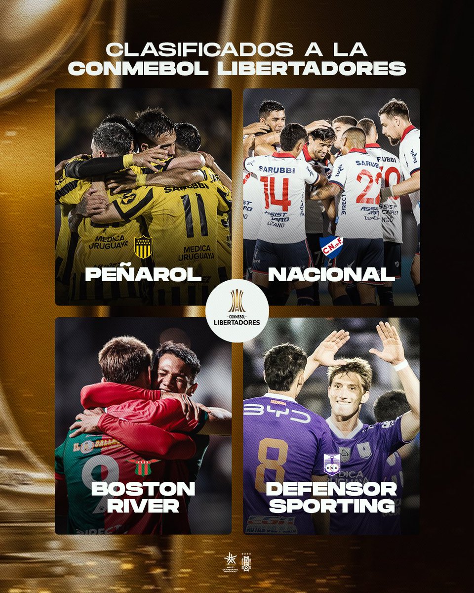 ☑️ Los que irán en busca de la #GloriaEterna 

🔜 <a href="/Libertadores/">CONMEBOL Libertadores</a> 2️⃣0️⃣2️⃣5️⃣