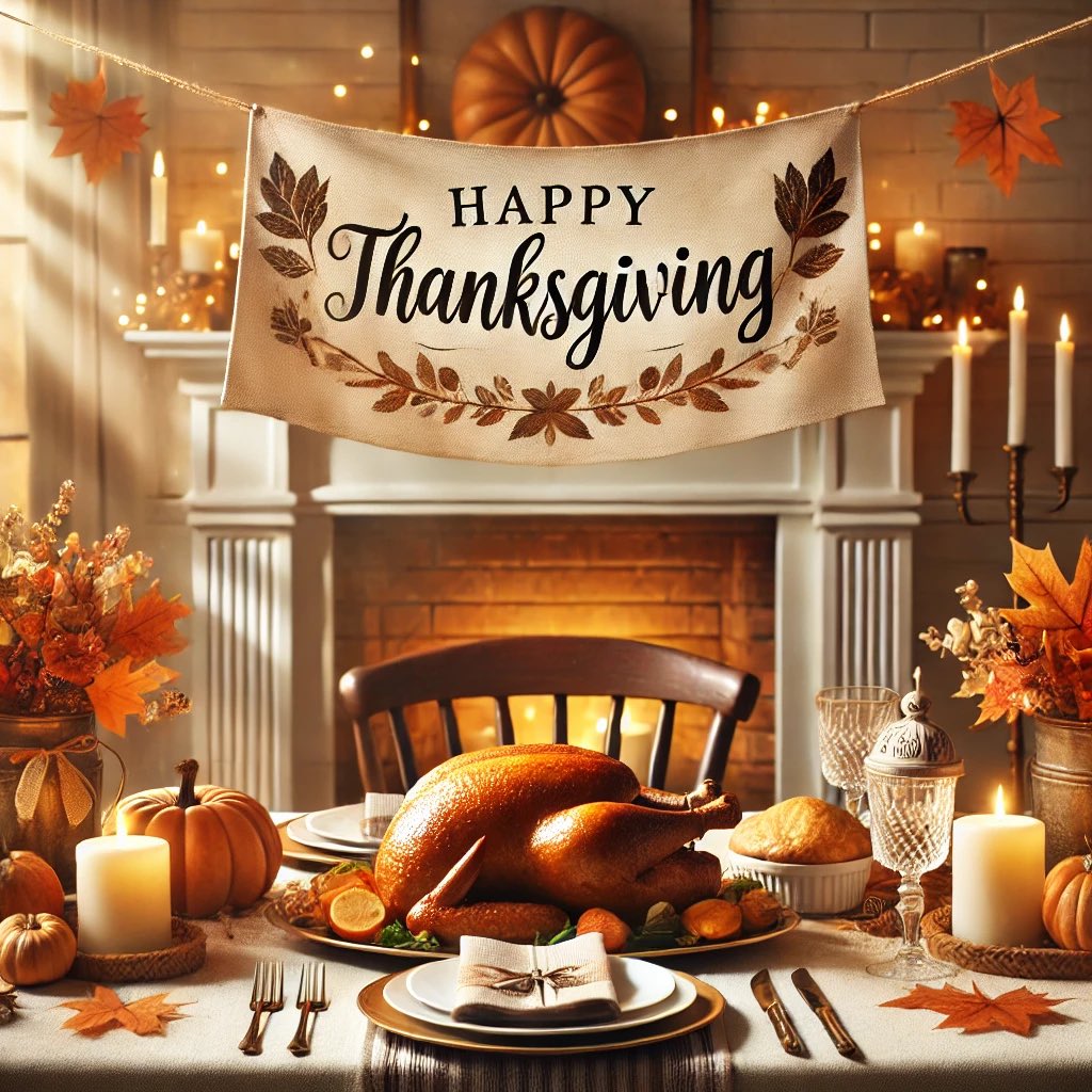 mclendonm's tweet photo. Happy Thanksgiving! 🦃

Wishing you a day filled with gratitude, love, and the comfort of family and friends. Let’s celebrate the blessings of the season! 🍂 

#Thanksgiving #Gratitude #FamilyTime https://t.co/pVfBKYwIdO