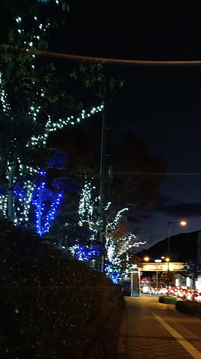 Natsuwa4's tweet photo. 山陰に
月ものぽれば
イルミ灯く
街の景色が
忙しくさせる
　
When the moon is in the shade of the mountains, the city is illuminated. Such a view of the city keeps me busy.
　
#TankaModoki.
#Shiiwasu
#短歌モドキ
#師走 https://t.co/gu8mV9usZZ