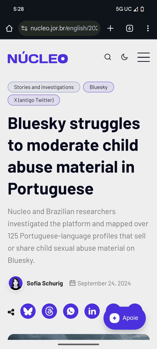 Yes recommend sites to other Democrats to a site that can't moderate child abuse material. Then cry when you lost an election.
