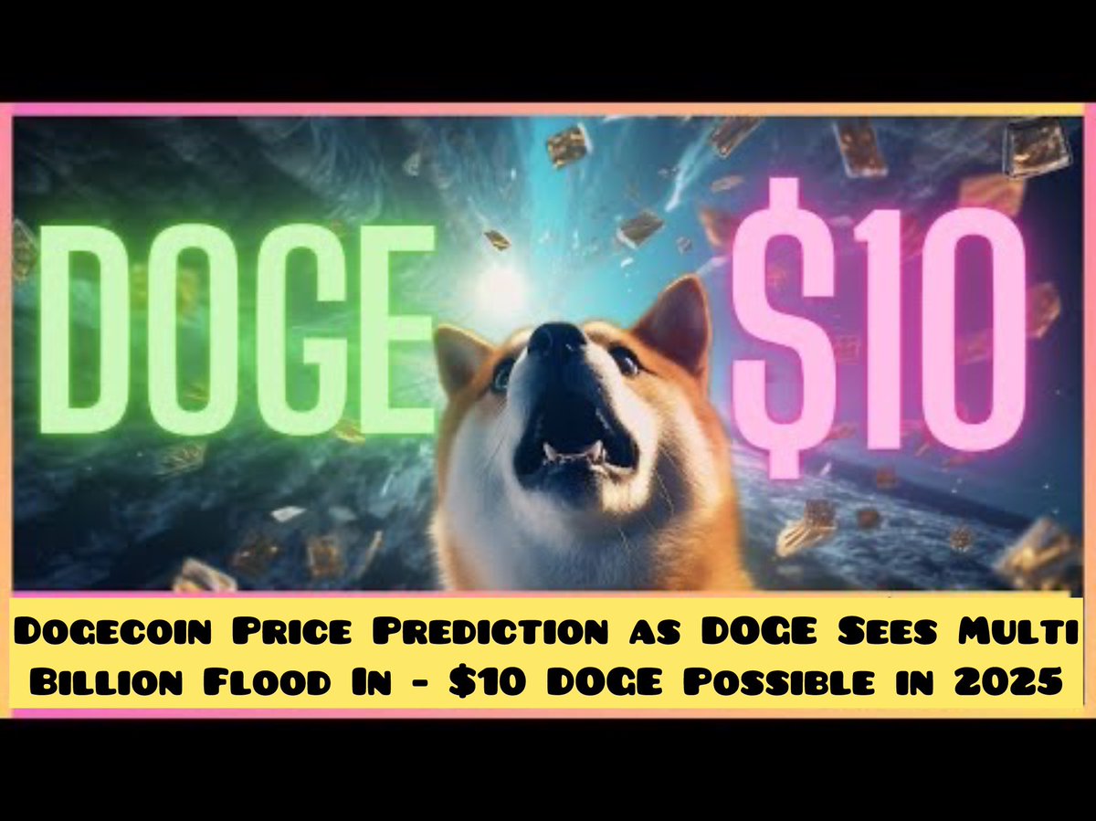 DogecoinRise's tweet image. Retweet If You’re Ready For $10 - $DOGE 🌕

#DogecoinRise #Dogefam #Doge 🚀🐕📈