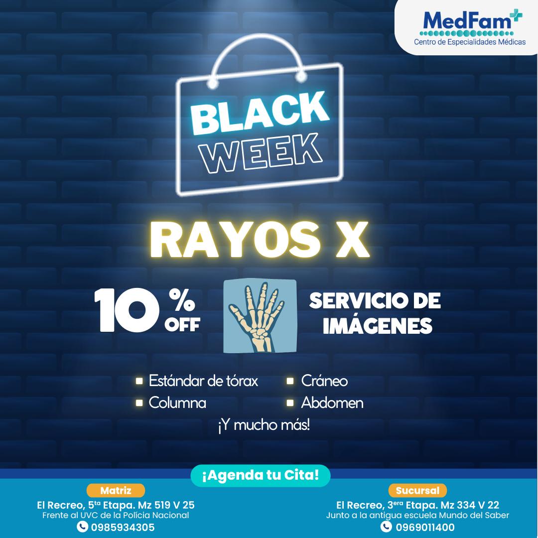 MedFam_ec's tweet photo. 📷✨ ¡Aprovecha los últimos días del #BLACKWEEK en #MedFam! ✨📷
📅 Hasta el 30 de noviembre obtienes el 10% de descuento en Rayos X. 🩻
#RayosX #CentroMedico #Salud #Duran #ElRecreo #BlackFriday https://t.co/y4FqpJb27P