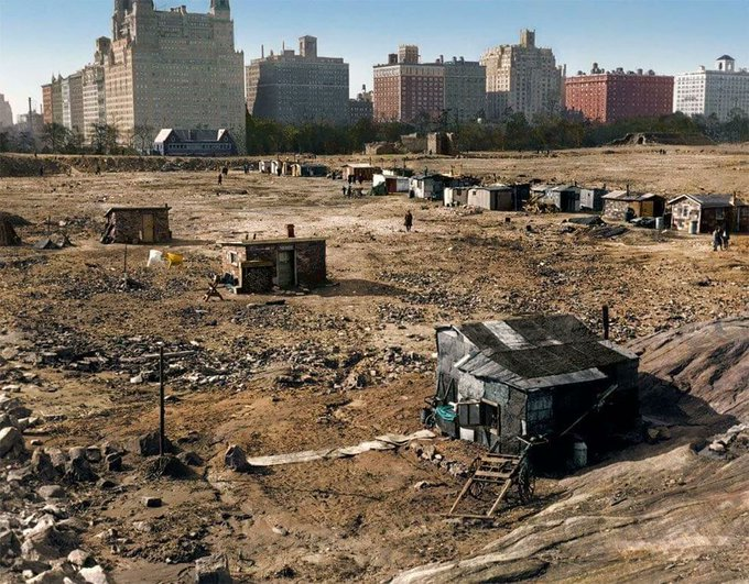 jesus_osorior's tweet photo. 23. Central Park, Nueva York durante la Gran Depresión, 1933 (fotografía original en color) https://t.co/I8TJCB52O6