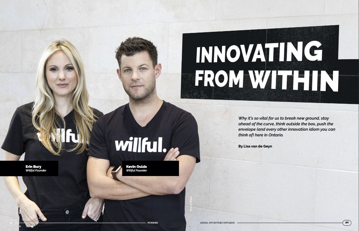 Willful (@willfulwills) on Twitter photo We're proud to be featured in Funded magazine's first issue!
Created by the bright minds at <a href="/OntarioAngels/">Angel Investors Ontario</a>, this magazine shines a light on the world of angel investing and Ontarioās amazing startup ecosystem.
Read the full issue here: tinyurl.com/888xb3ne We're proud to be featured in Funded magazine's first issue!
Created by the bright minds at <a href="/OntarioAngels/">Angel Investors Ontario</a>, this magazine shines a light on the world of angel investing and Ontarioās amazing startup ecosystem.
Read the full issue here: tinyurl.com/888xb3ne