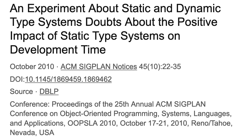 We should add more scientific data when choosing programming practices
