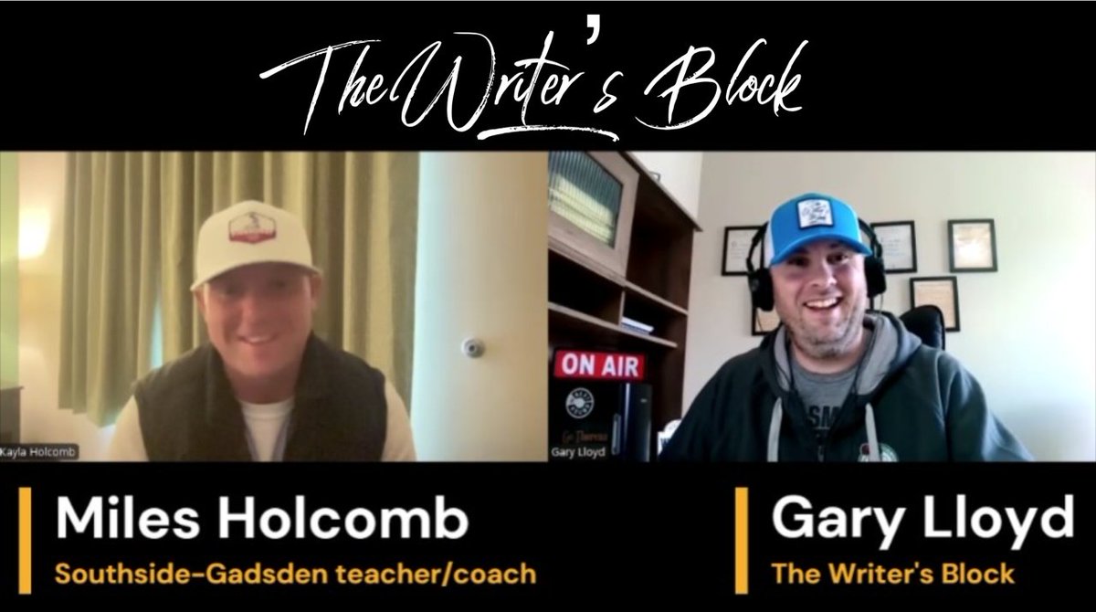 Gary Lloyd (@garyalloyd) on Twitter photo New podcast Monday! Former <a href="/Southside_FBall/">Southside Football</a> and <a href="/tcountyfootball/">TCHS Football</a> HC <a href="/CoachMHolcomb/">Miles Holcomb</a> joins the podcast to talk about why he decided to return to his roots, the importance of that decision, and what he'll be involved in moving forward!
Subscribe so you don't miss the full episode! New podcast Monday! Former <a href="/Southside_FBall/">Southside Football</a> and <a href="/tcountyfootball/">TCHS Football</a> HC <a href="/CoachMHolcomb/">Miles Holcomb</a> joins the podcast to talk about why he decided to return to his roots, the importance of that decision, and what he'll be involved in moving forward!
Subscribe so you don't miss the full episode!