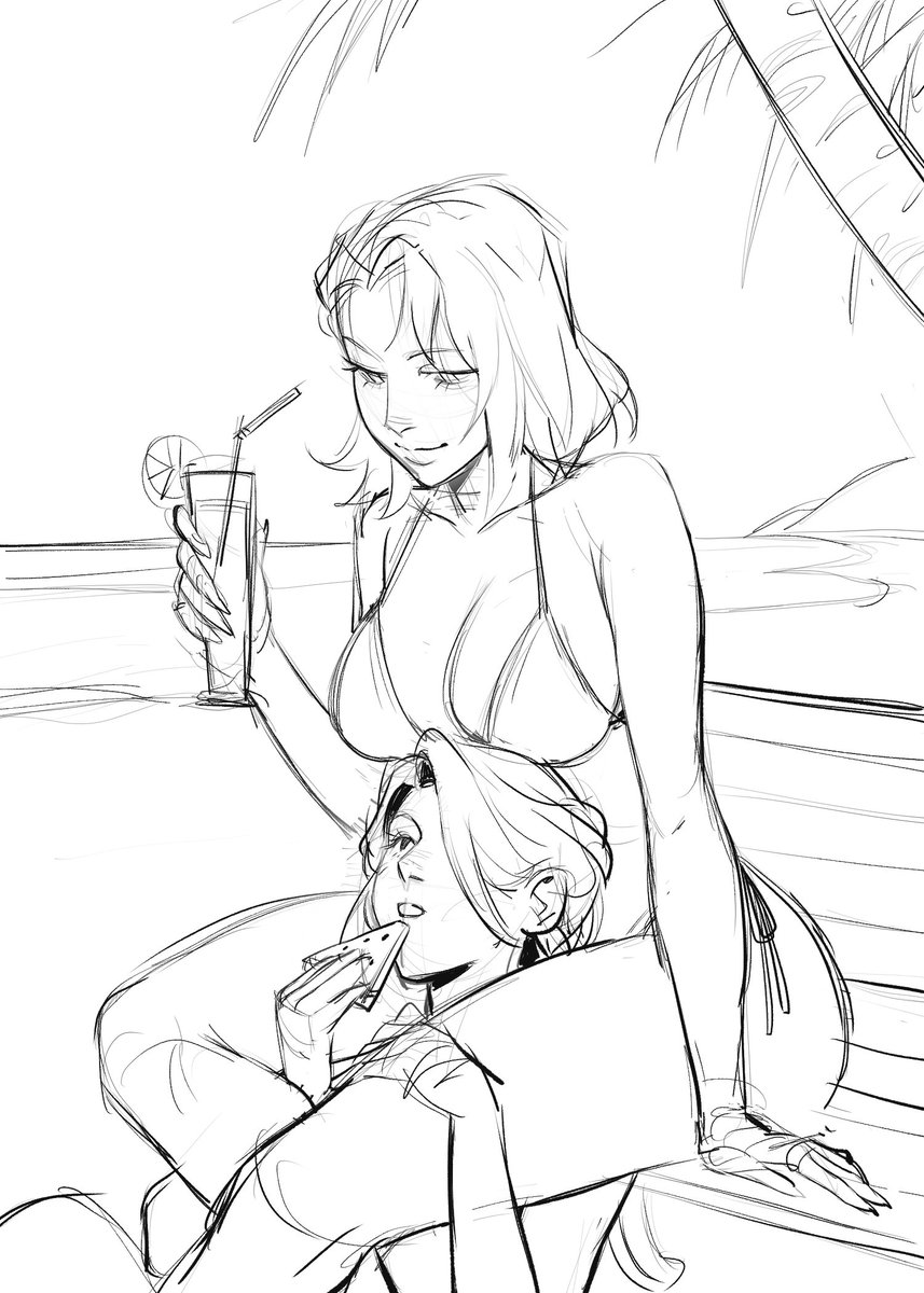 _0fourtel's tweet image. C◇mmish sketches!!